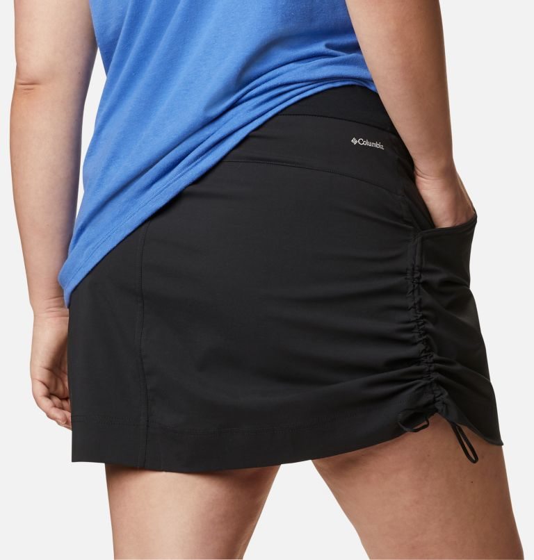 Women's Columbia Anytime Casual Skorts Black | Plus Size CA-EL3C6